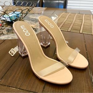 Clear EGO heeled Sandals